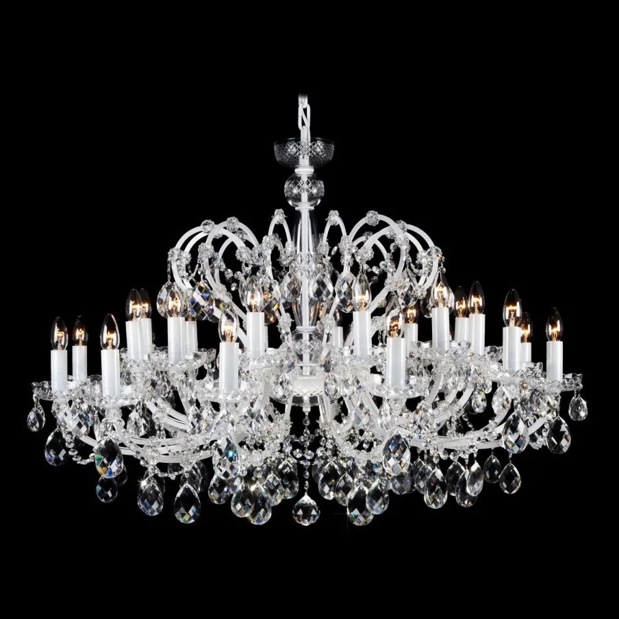 Candelabru Maria Theresa cu 24 brate, cristal Bohemia diam.115cm, L14 504/24/1