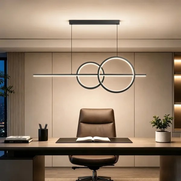 BRILAGI - Lustră LED reglabilă pe cablu SIGNATURE LED/53W/230V 120 cm neagră + telecomandă