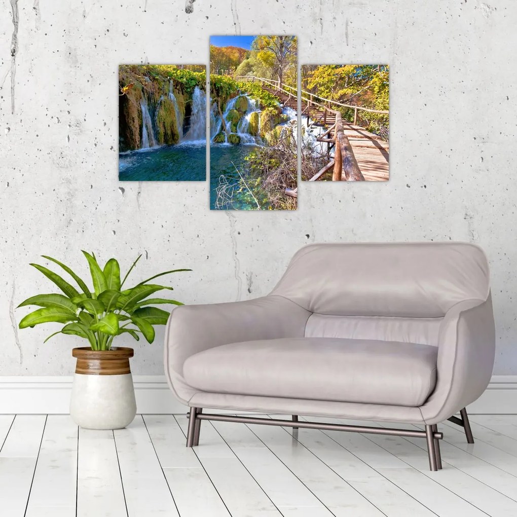 Tablou - Intrare in cascade (90x60 cm)