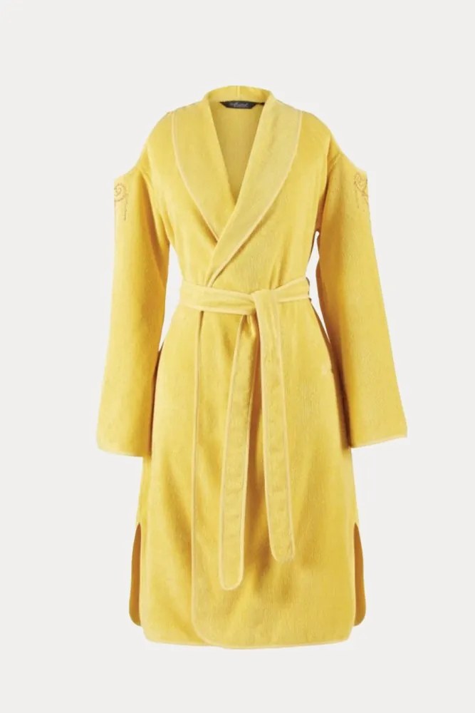Halat scurt pentru femei GLORIA M Galben / Yellow