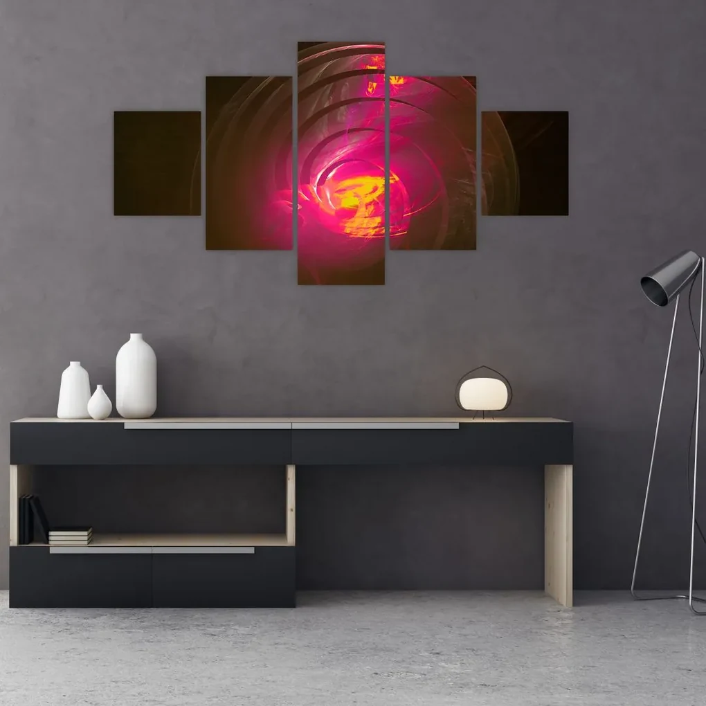 Tablou - abstacție cu spirala (125x70 cm), în 40 de alte dimensiuni noi