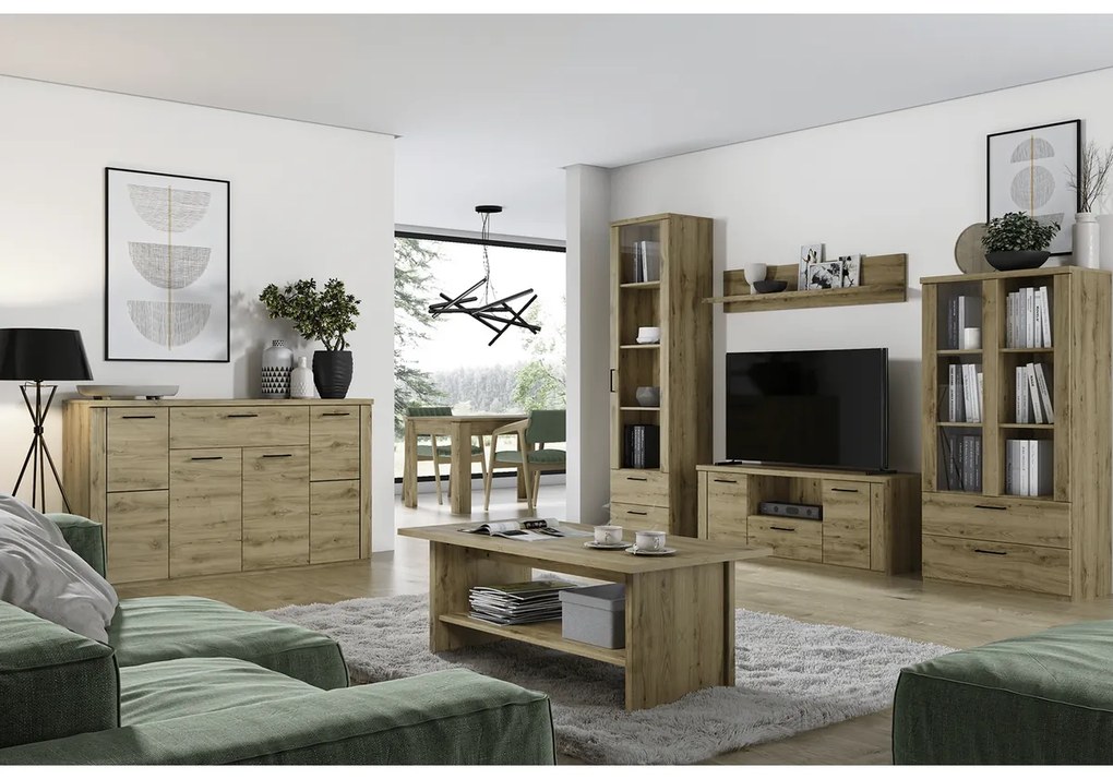 Cabinet DORSI 4D1S, stejar Navarra