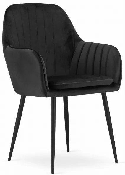 Scaun Bucatarie/Dining Moreno Catifea Negru