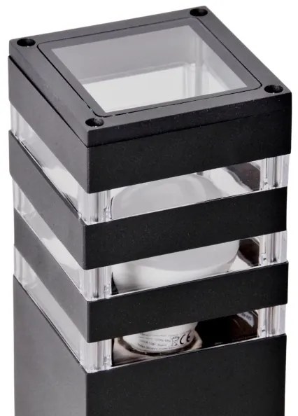 Lampă exterior TEKSAS 1xE27/12W/230V IP44, 44 cm, antracit