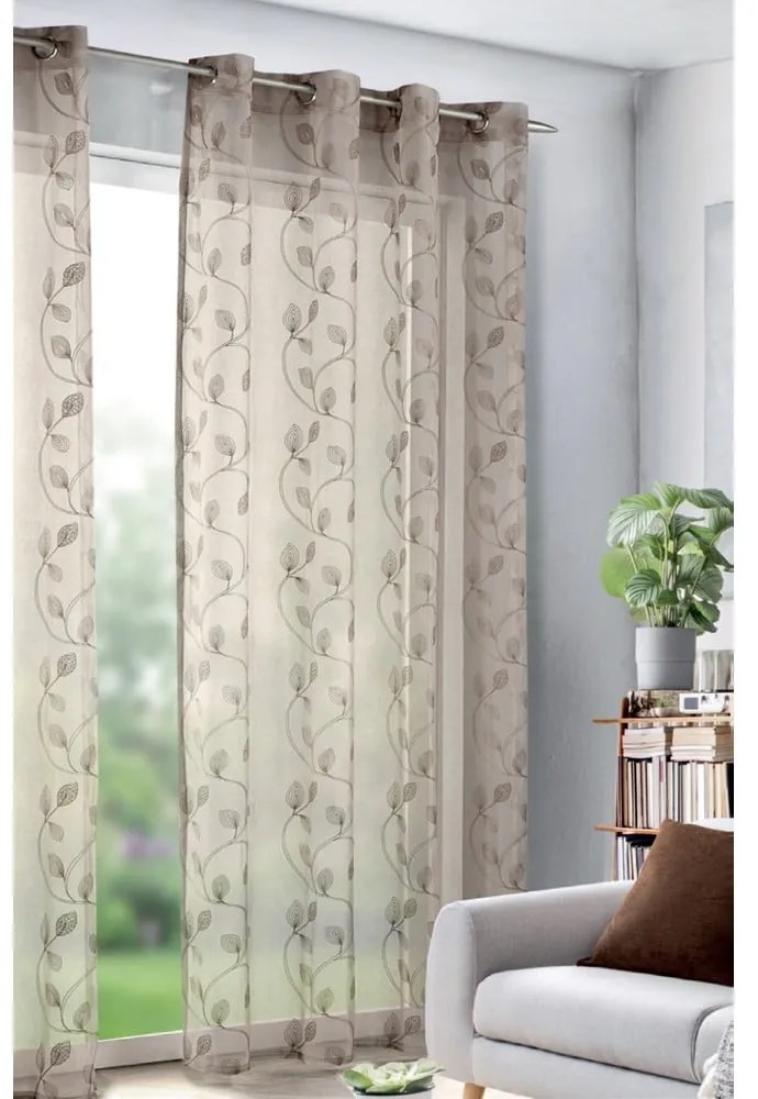 Perdea maro din voal 135x245 cm – Sehlbach