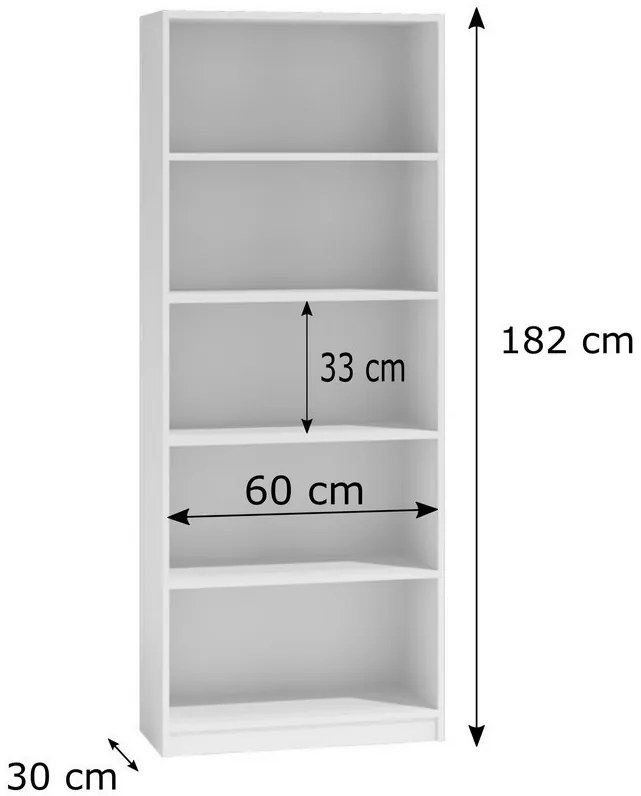 Drohmo R60, raft 60 cm, alb