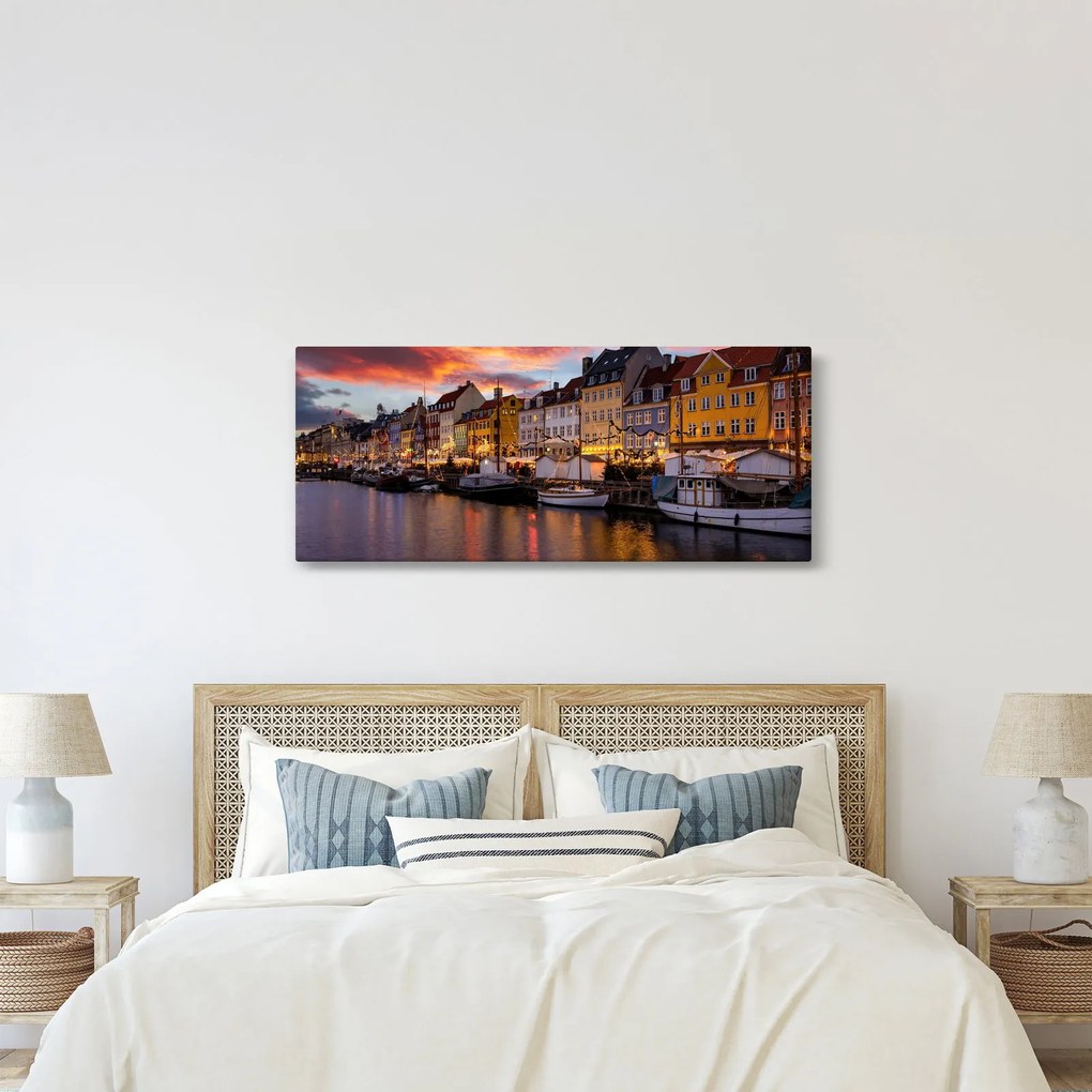 Tablou - Nyhavn, Copenhaga (120x50 cm)