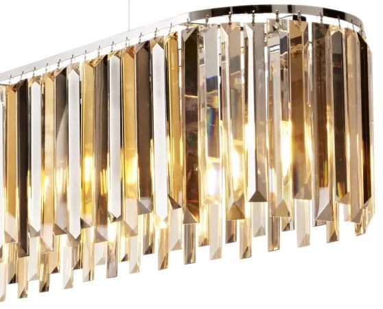 Searchlight 9838-8CC - Lustră pe cablu CLARISSA 8xE14/40W/230V