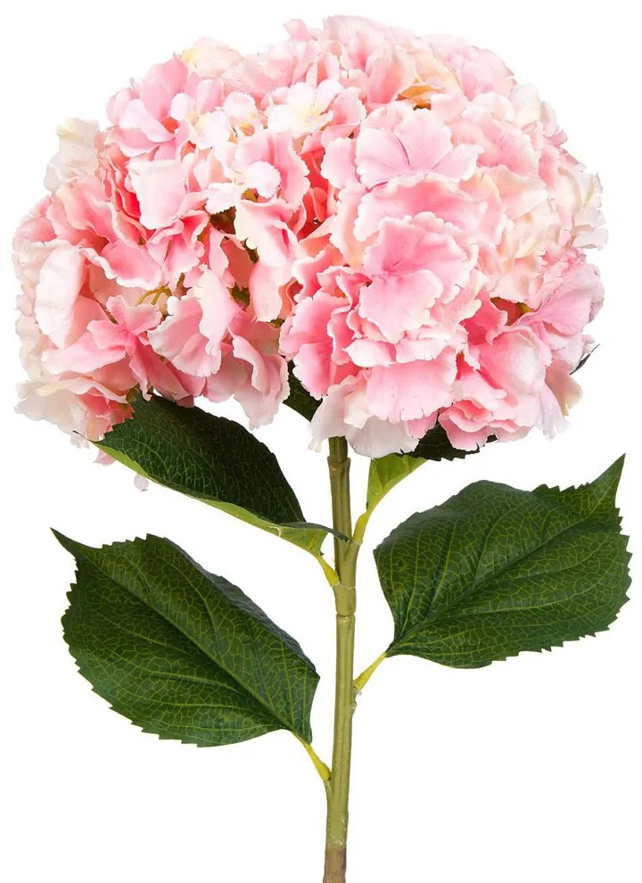 Fir hortensie artificiala roz, XXL, 90 cm