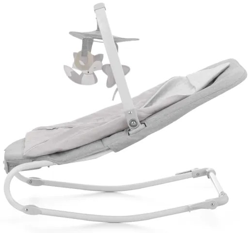 Leagăn cu vibrații și sunete pentru bebeluși KINDERKRAFT FELIO 2 gri