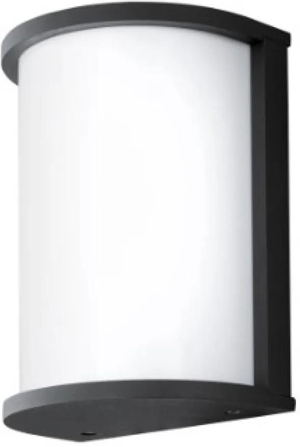Aplica de exterior Eglo Desella 10 W LED 21.5x17 cm negru-alb 95099