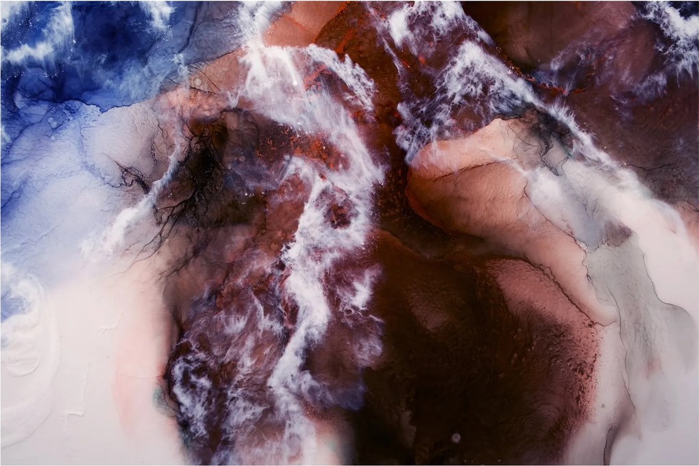 Tablou - Marmură violet N⁰3 (90x60 cm)