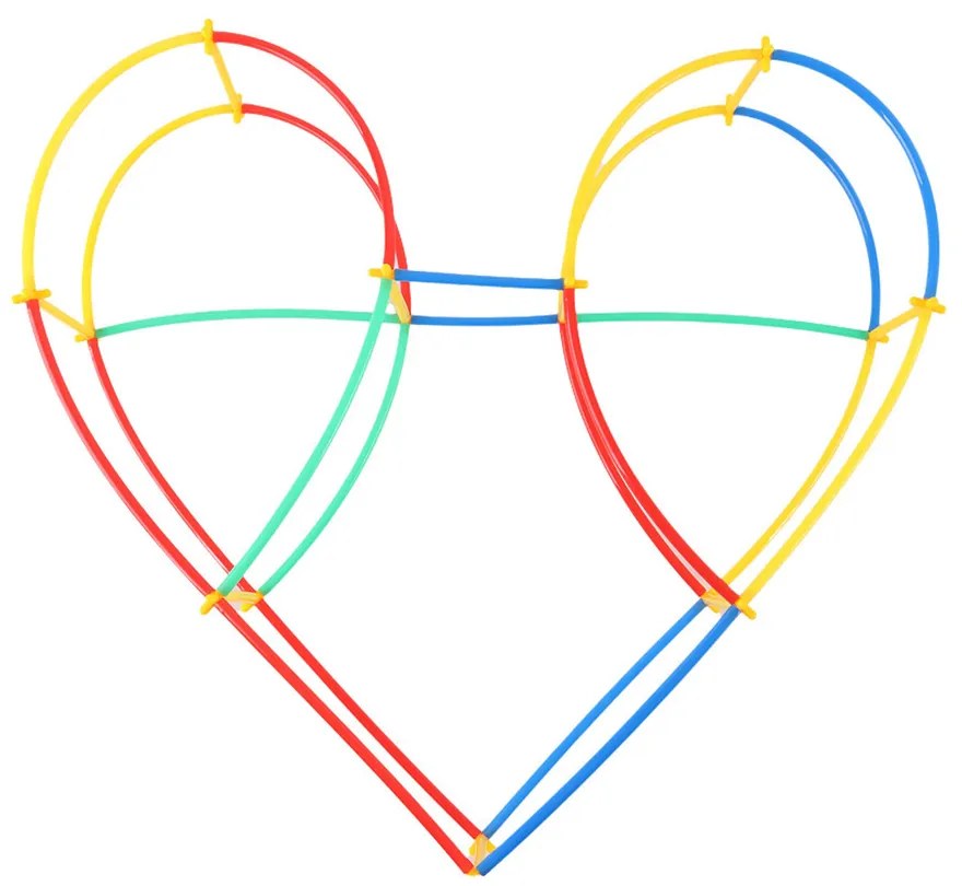 Set de bețe pentru construcții creative 1200 de piese