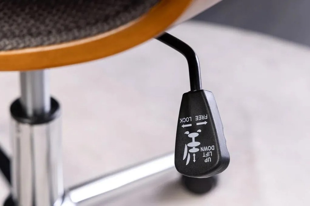 Scaun de birou pivotant Manhattan gri