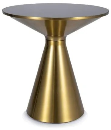 Masa de cafea Seti negru/auriu ø50/h53