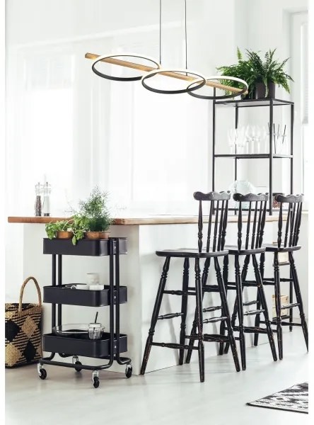 Lustră LED pe cablu Zuma Line MD3913-3-3BWLT ALMERIA LED/35W/230V