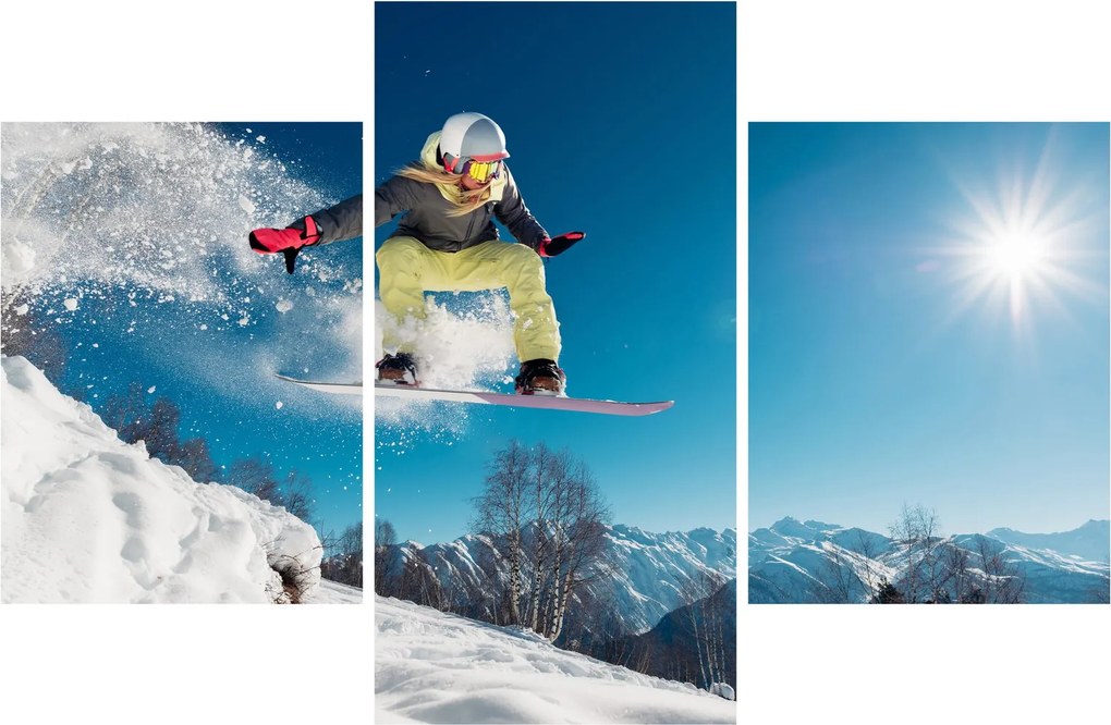 Tablou - Snowboarder (90x60 cm)
