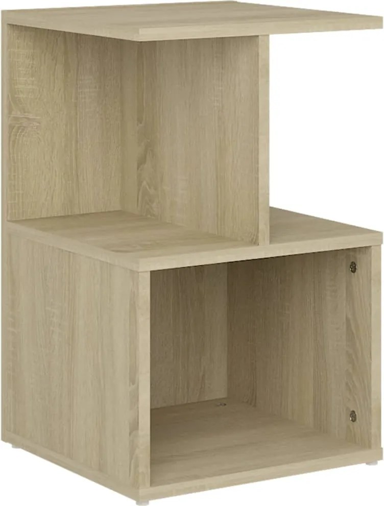 vidaXL Noptieră, stejar Sonoma, 35x35x55 cm, PAL