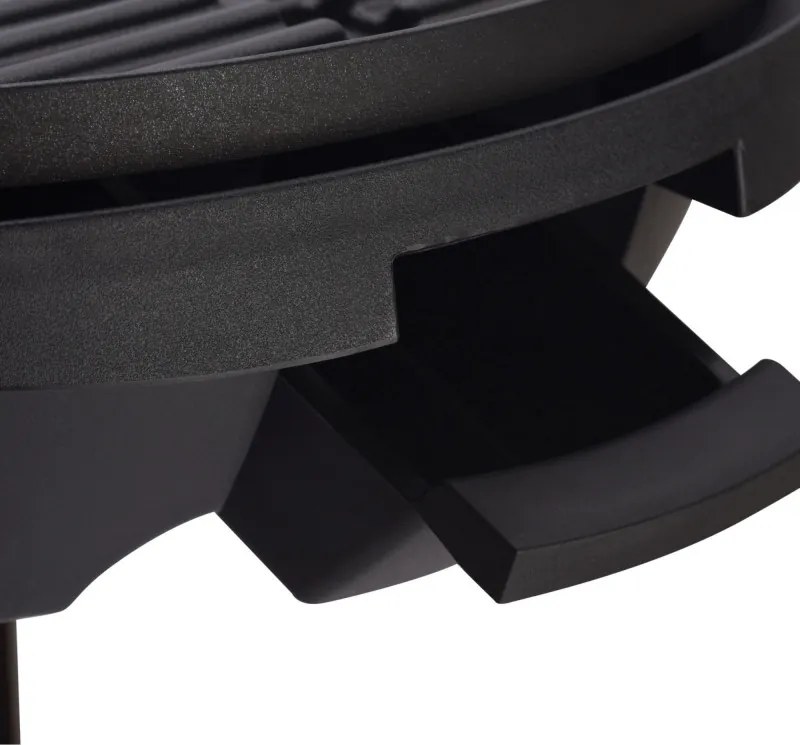 Gratar electric George Foreman 22460-56, 2400 W, 44,5 cm, 15 portii, 5 trepte de temperatura, Strat antiaderent, Negru