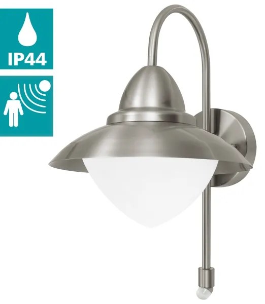 EGLO 87105 - Corp de iluminat perete exterior cu senzor SIDNEY 1xE27/60W