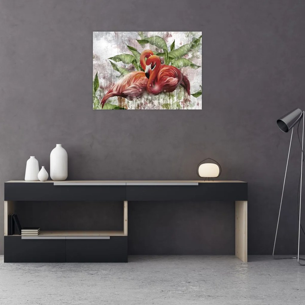 Tablou - Flamingo (70x50 cm)