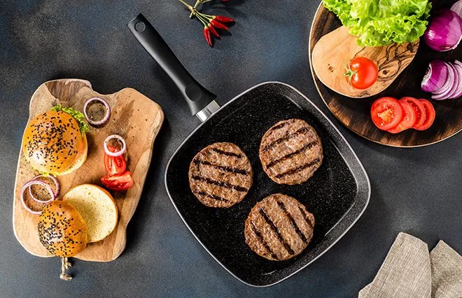 Tigaia Grill Stone Legend Black 27X27 cm