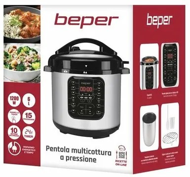 Oală sub presiune multifuncțională BeperP101COS001 6 l