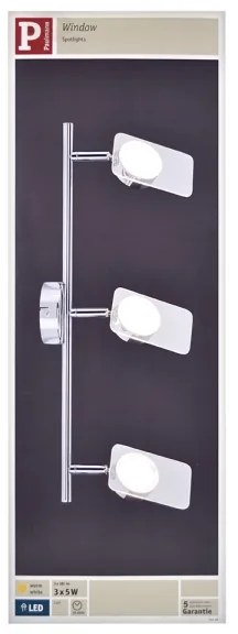 Paulmann 66668 - 3xLED/5W Lampă spot WINDOW 230V