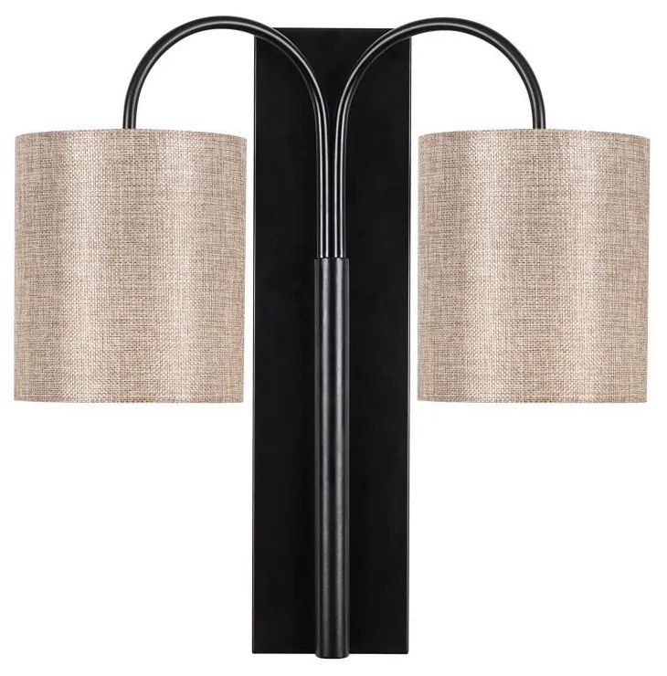 Aplică metalică Opviq lights Aristo, negru