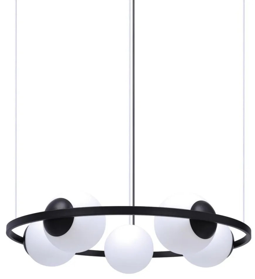 Lustra suspendata cu 5 surse de lumina ORBIT