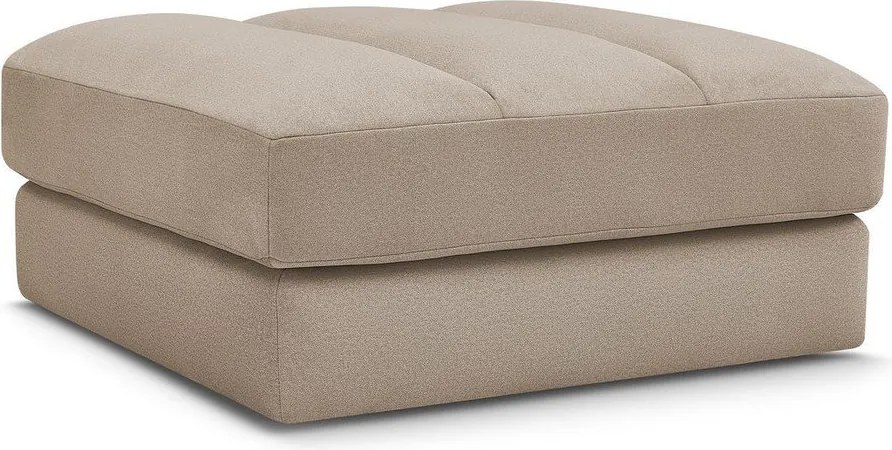 Taburet taupe cu tapițerie din catifea Sierra – Bobochic Paris