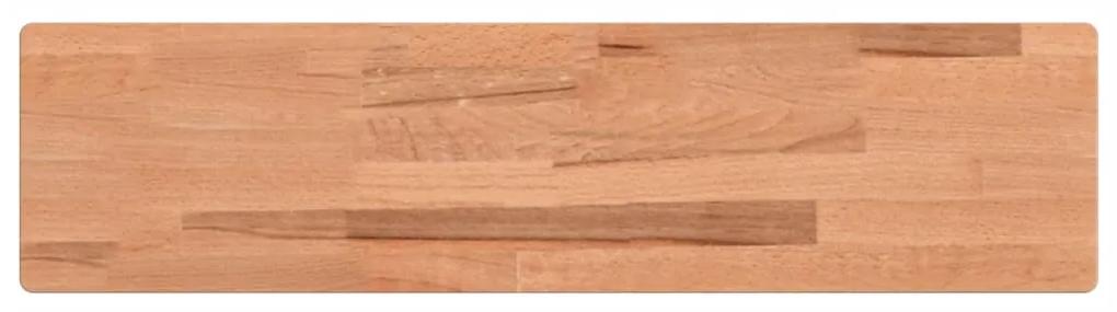 356023 vidaXL Raft de perete, 80x20x1,5 cm, lemn masiv de fag