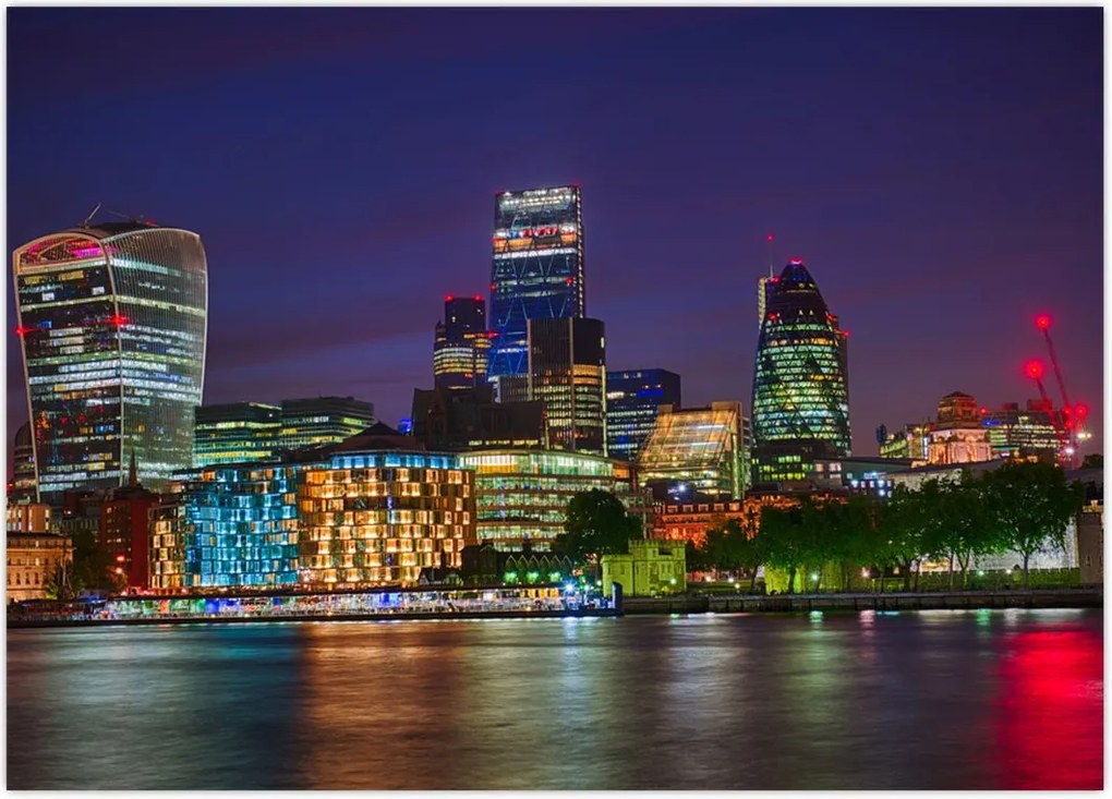 Tablou - Londra seara (70x50 cm)