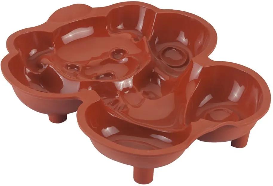 Formă din silicon pentru prăjitură în formă de ursuleț Metaltex, 24 x 28 cm