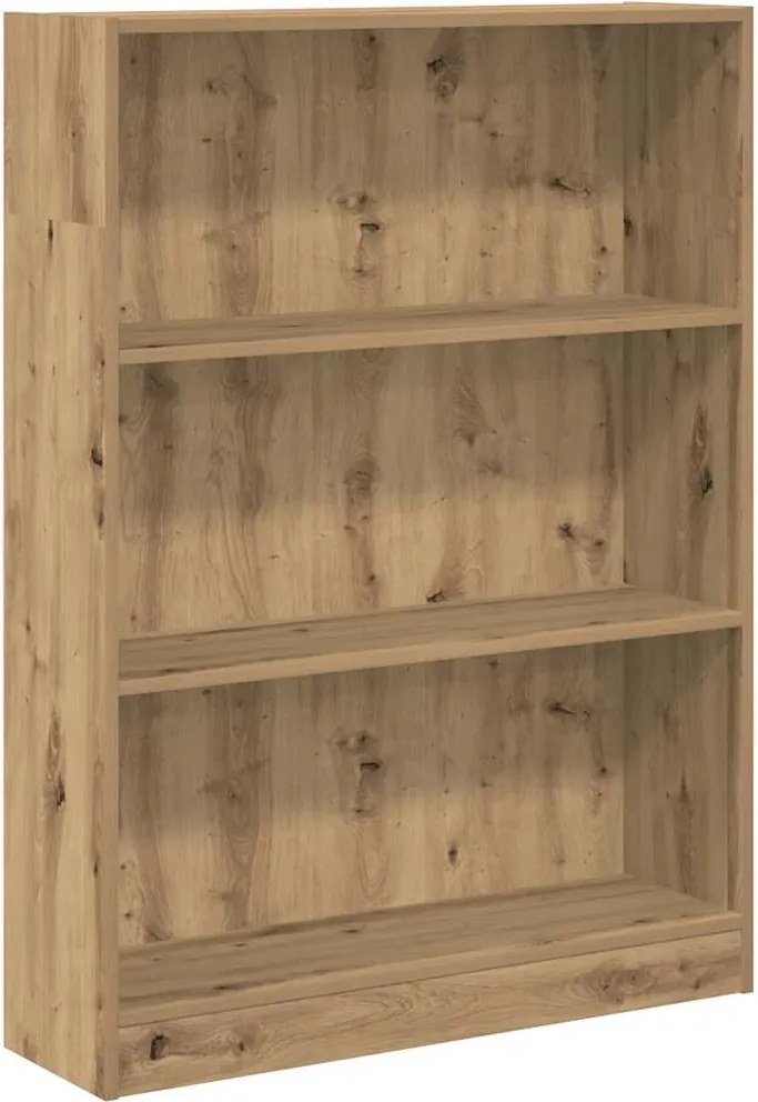 vidaXL Bibliotecă, stejar artizanal, 80x24x109 cm, lemn prelucrat