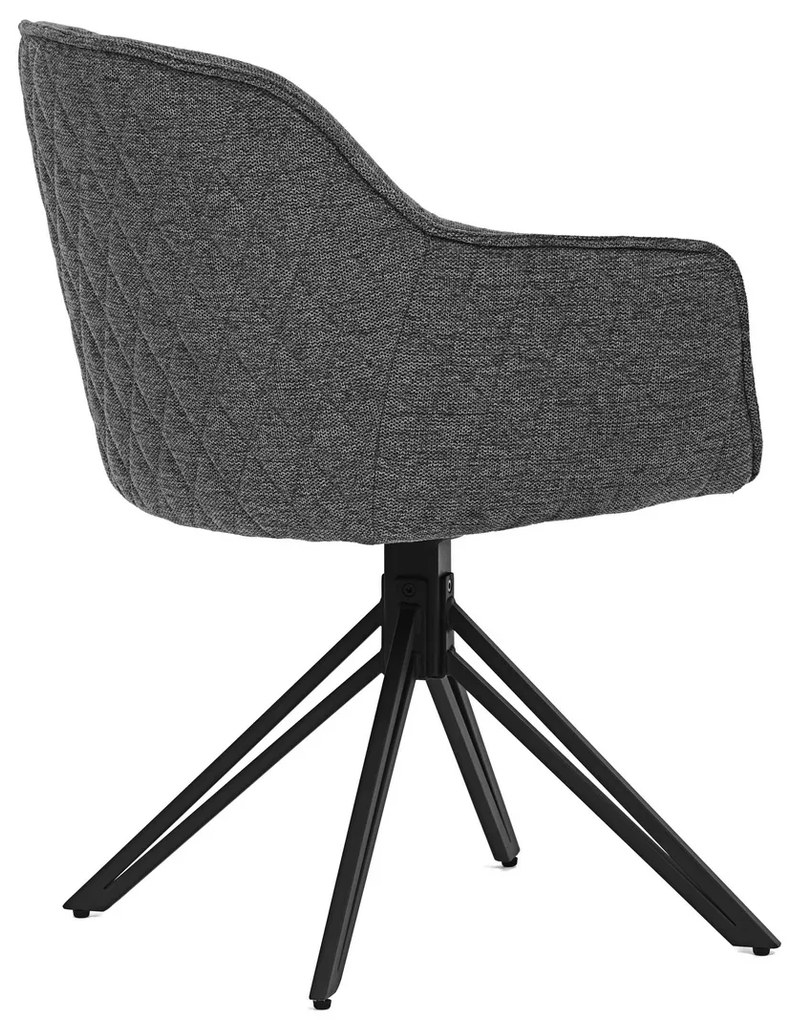 Set de scaune de sufragerie cu mecanism deîntoarcere HC-533 GREY2, 2 buc.