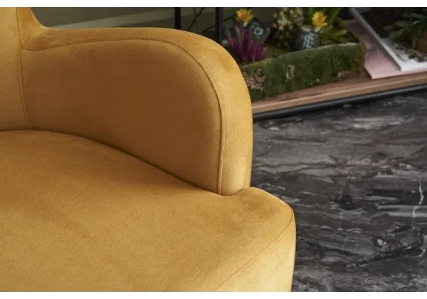 Fotoliu cu aripi NEKO, auriu