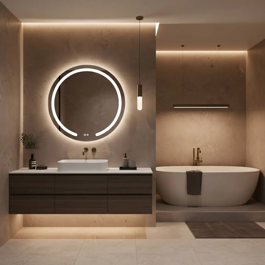 Oglindă LED 90cm Modern