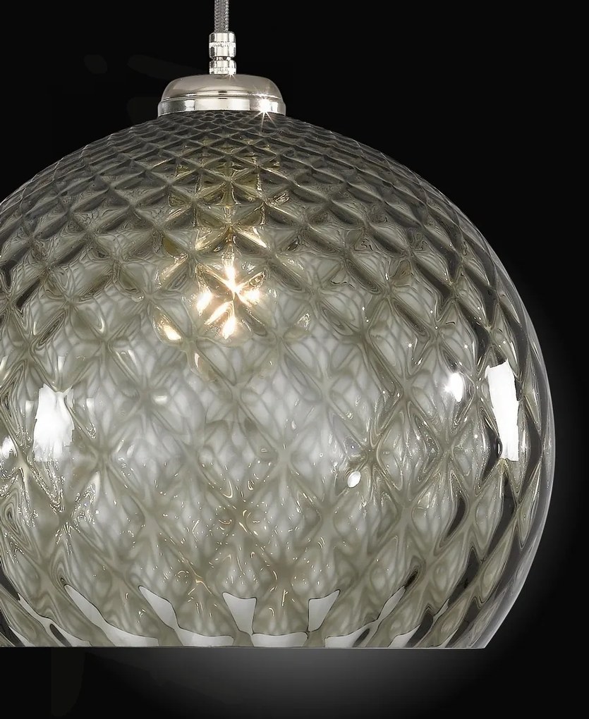 Lustra, Pendul modern design italian 10011 fumuriu