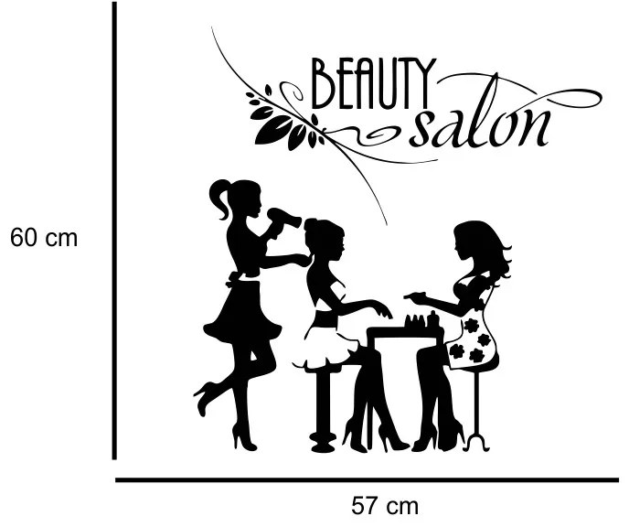 Sticker perete Beauty Salon 3