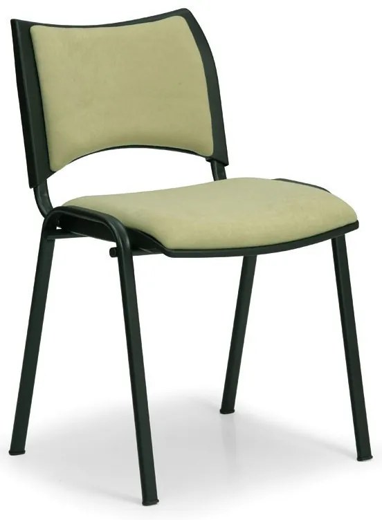 Scaun de conferinta SMART - picioare negre, verde