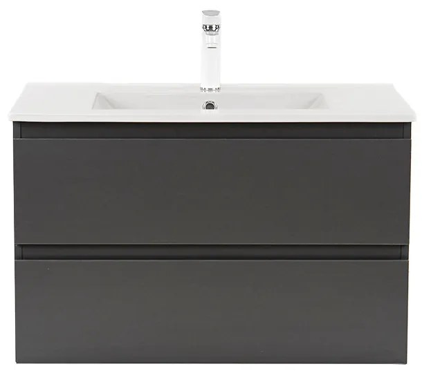 Dulap inferior Vario Forte 80 cu lavoar antracit-antracit