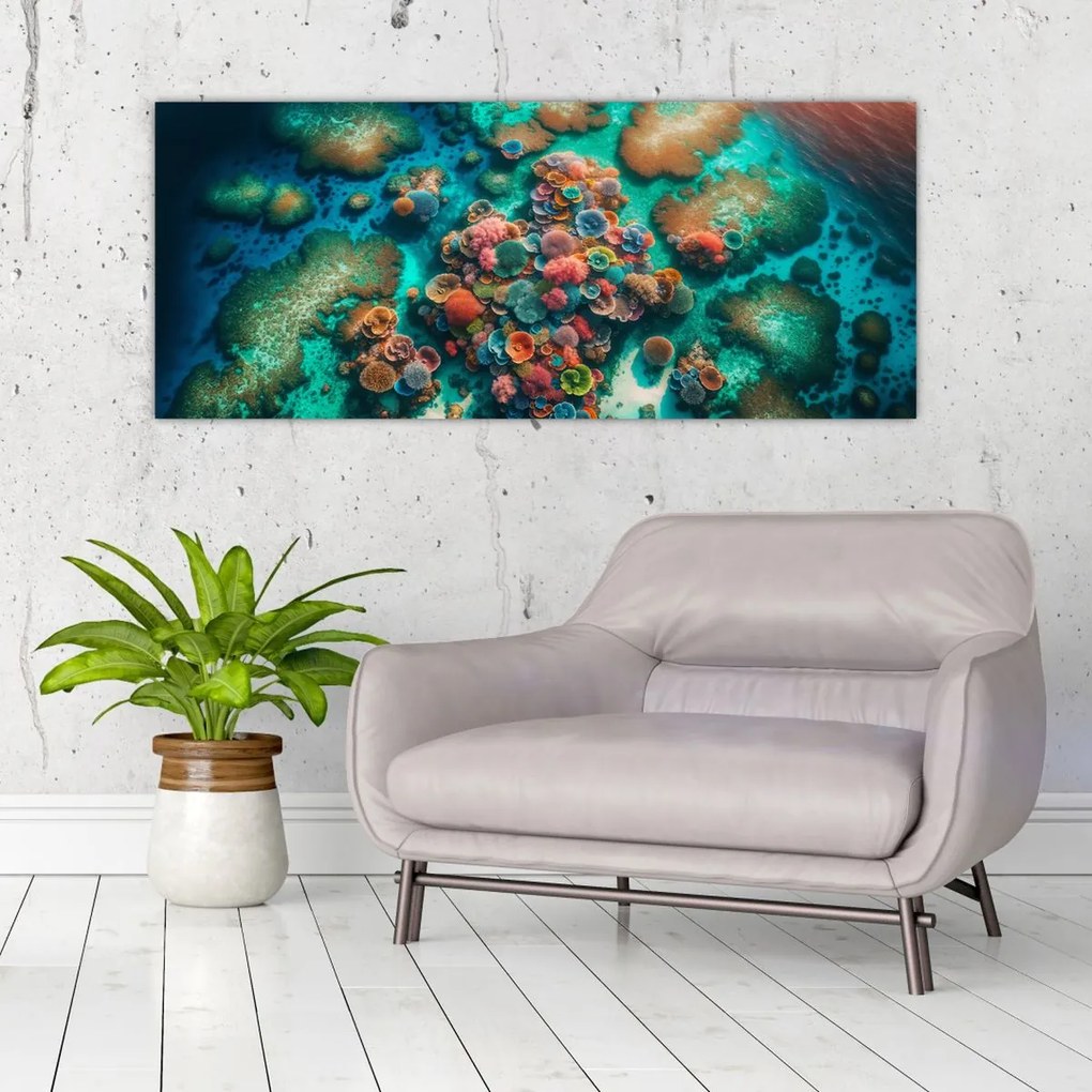 Tablou - Priveliște spre mare (120x50 cm)