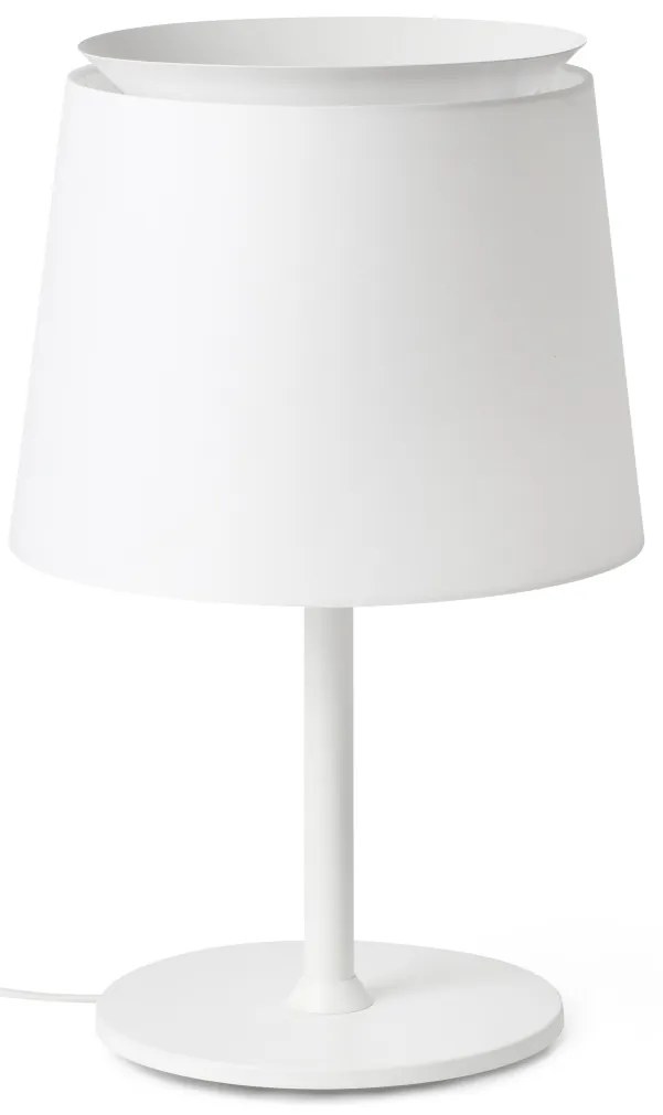 Lampa de masa / Veioza moderna design elegant SAVOY alba