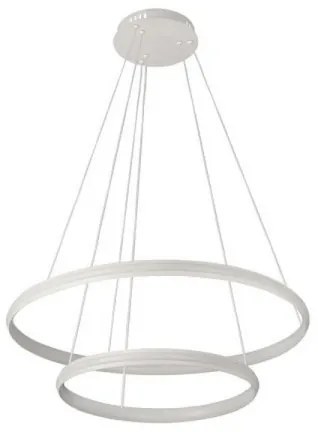 Candelabru LED dimabil suspendat pe cablu LED/90W/230V 3000-6500K Ø 60 cm + telecomandă