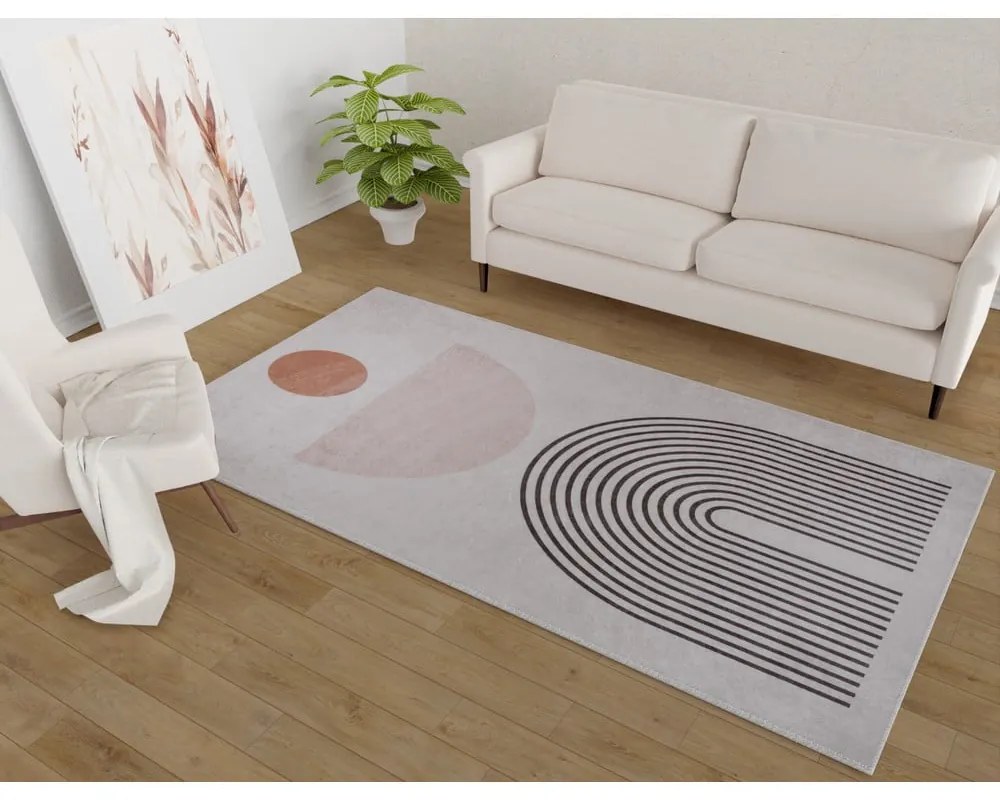 Covor crem lavabil 120x160 cm – Vitaus