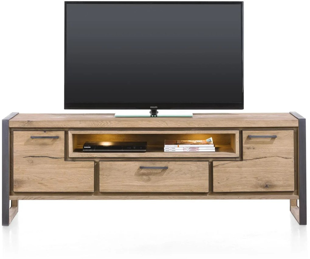 Comoda tv Metalox stejar 170/42/60 cm