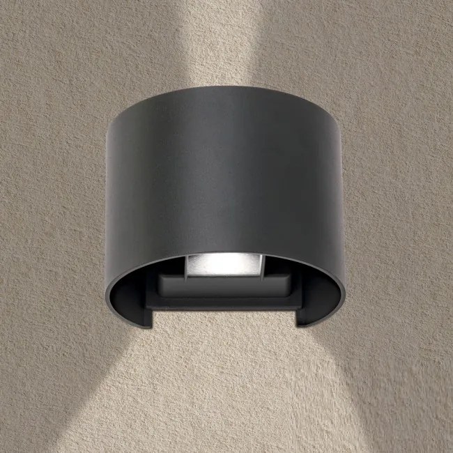 Aplica LED de exterior design modern ambiental IP54 GRETA antracit