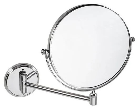 Oglindă cosmetică 23 x 28 cm, argintie