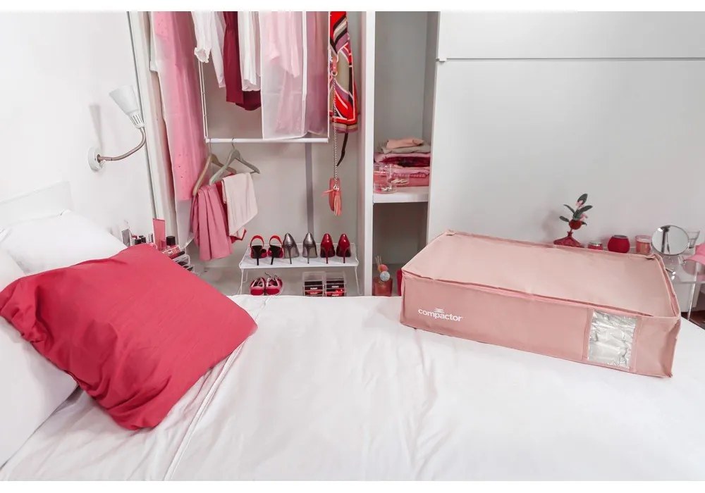 Set 2 scări și tijă extensibilă pentru haine Compactor